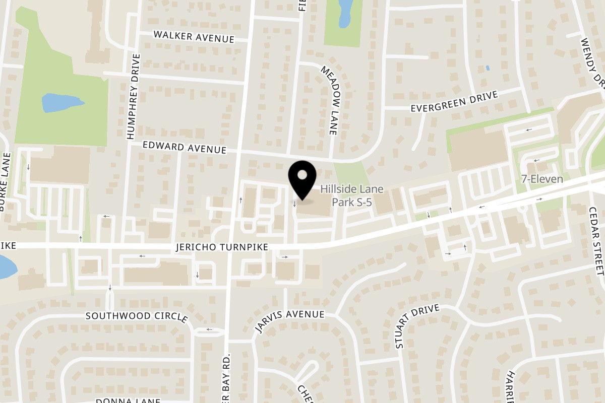 Map showing the location of Golden Temple on 417 Jericho Tpke in Syosset